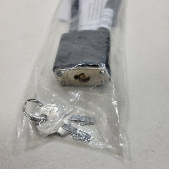 Regal Gun Lock 15" Cable R15LC3 with 2 Keys Black NEW - Picture 2 of 5